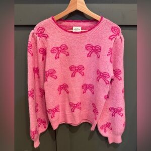 Pink Bow Sweater